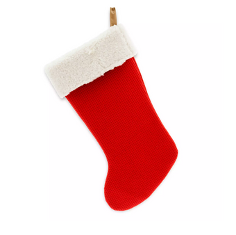 Disney Parks Mickey Icon Snowflake Holiday Christmas Stocking New with Tag