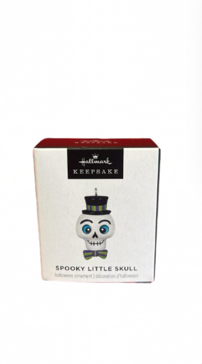 Hallmark 2025 Keepsake Mini Spooky Little Skull Halloween Ornament New with Box
