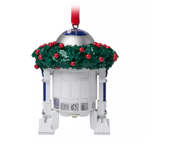 Disney Parks R2-D2 Light-Up and Sound Sketchbook Christmas Ornament New