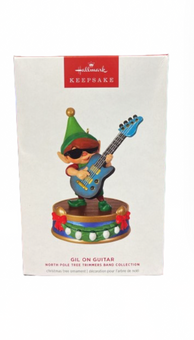 Hallmark 2024 Keepsake Gil on Guitar Musical Christmas Ornament New with Box