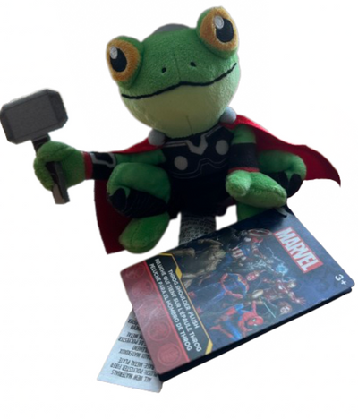 Disney Parks Marvel Thor Throg Magnetic Shoulder Plush New with Tag