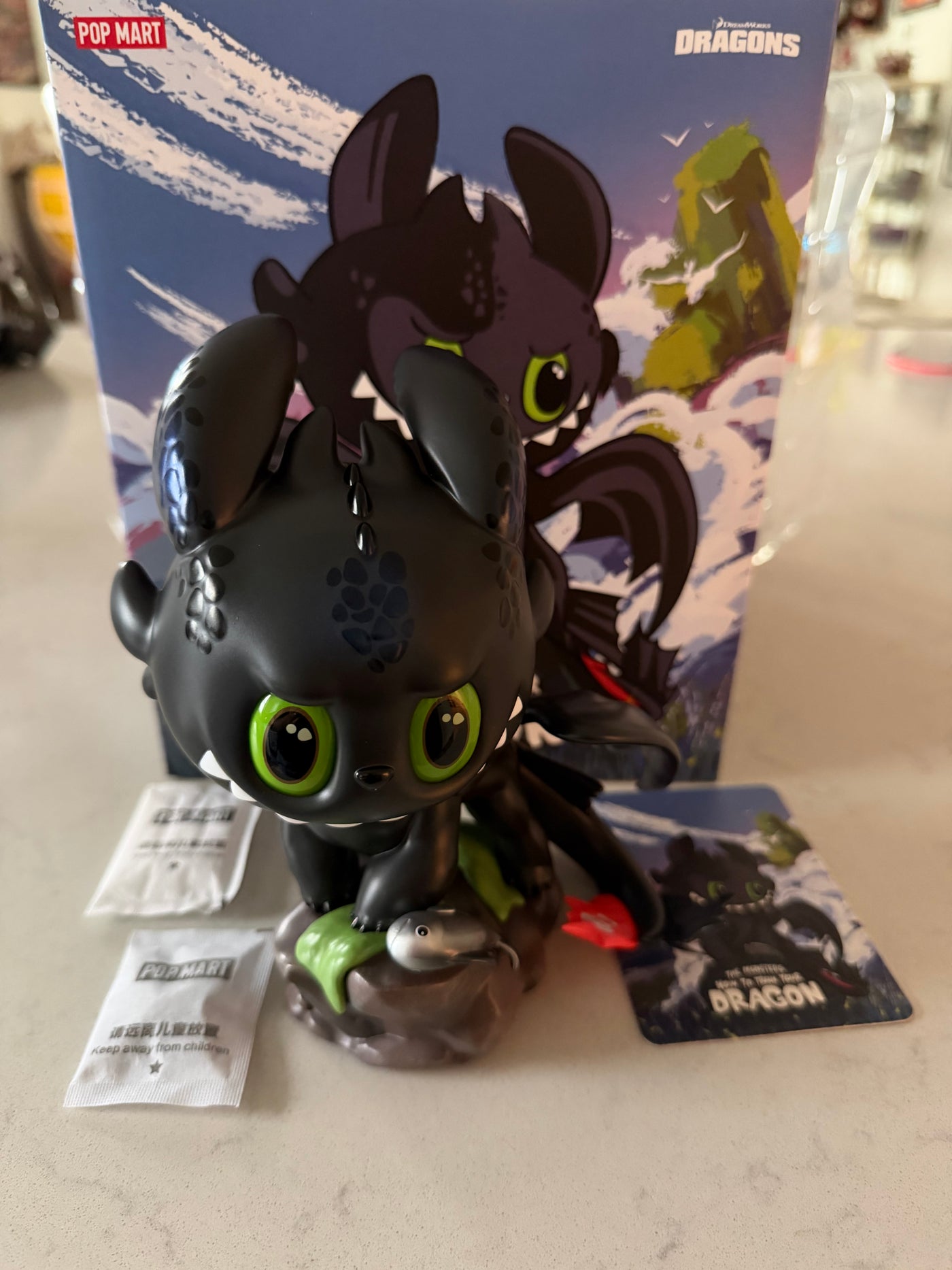 Pop Mart Labubu THE MONSTERS How to Train Your Dragon Figure USA SELLER New Box