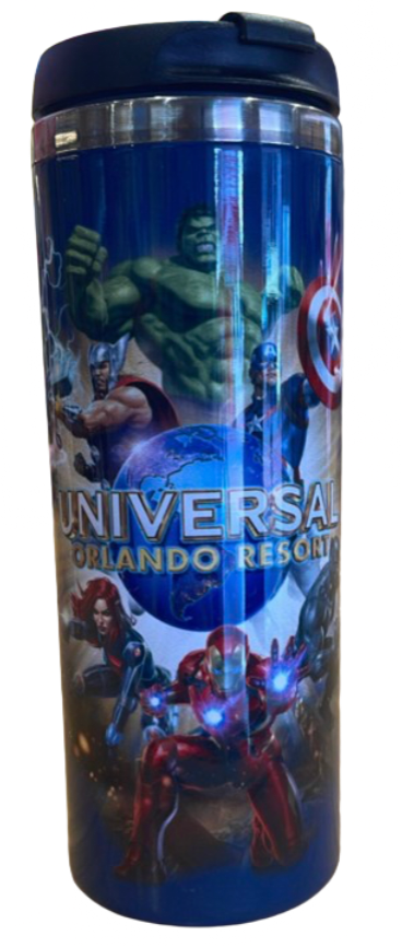Universal Studios Orlando Resort Marvel Stainless Steel Travel Mug New with Tag