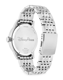 Disney Parks Mickey Mouse Stainless Steel Eco-Drive Watch for Men by Citizen New