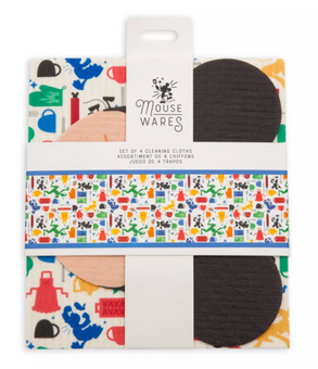 Disney Parks Mickey Mouse and Friends Cleaning Cloths Set New with Tag