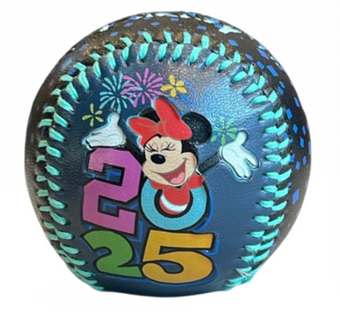 Disney Parks WDW Collectible Baseball - 2025 Mickey & Minnie Mouse New with Tag