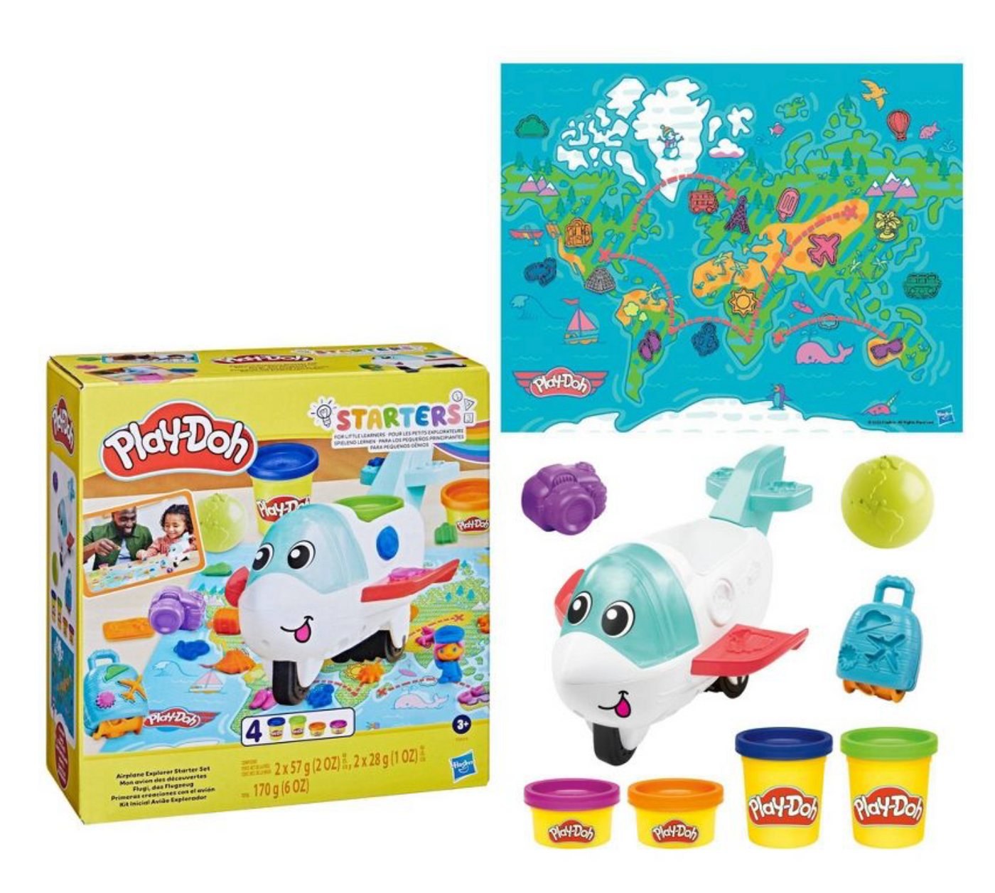 Play-Doh Airplane Explorer Starter Set Toy New With Box