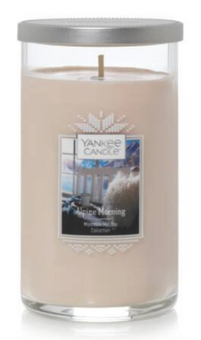 Yankee Candle Apine Morning Mountain Holiday 2-Wick Tumbler Jar Candle 22 oz New