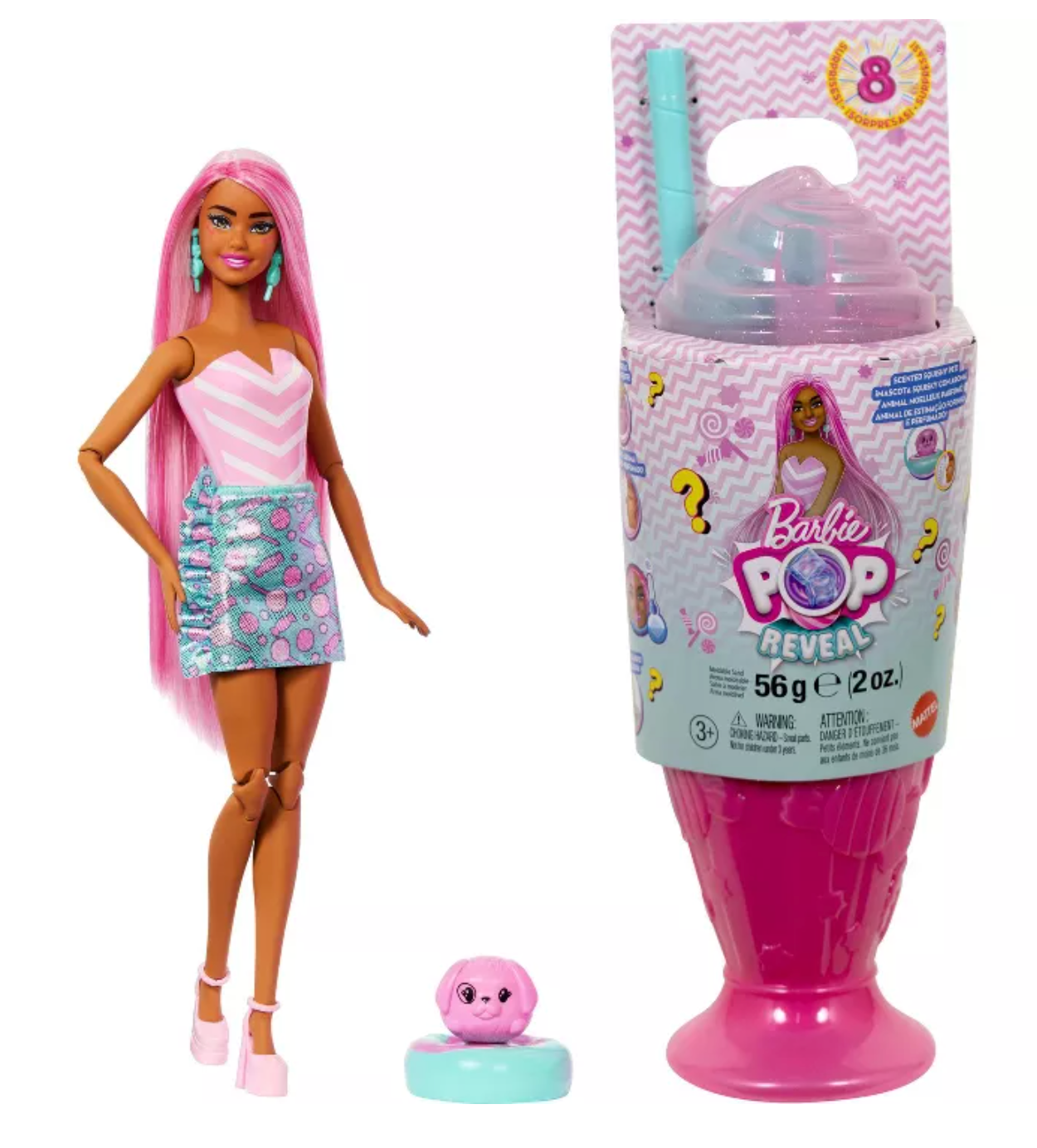 Barbie Pop Reveal Treat Series Doll & Accessories Set Toy New w Box