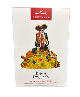 Hallmark Disney Pirates of Caribbean Treasure Skeleton Christmas Ornament New