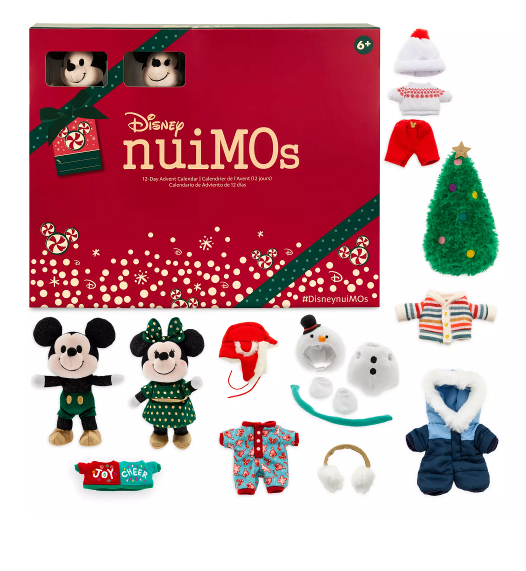 Disney Mickey and Minnie nuiMOs 12 Day Christmas Advent Calendar New I Love Characters