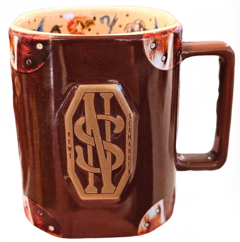 Universal Studios Fantastic Beasts Scamander Brown Suitcase Coffee Mug New W Tag