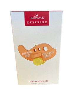 Hallmark 2023 Keepsake Our Babymoon Wood Christmas Ornament New with Box
