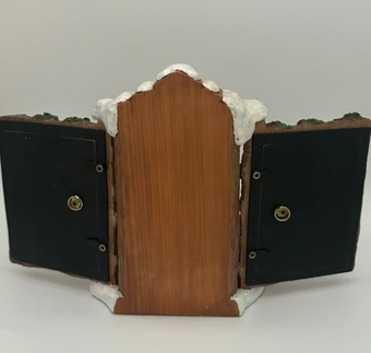 Disney Store Rare Winnie and Friends Christmas Caroling Double Frame New Box