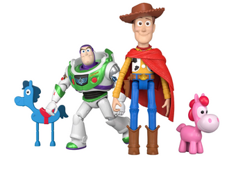 Disney Pixar Toy Story 5 Woody & Buzz Lightyear Playscale Pack Action Figure New