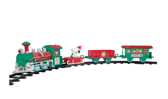 Disney Peanuts Snoopy 12 Piece Holiday Christmas Express Train Set Ruz New