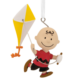 Hallmark Peanuts Charlie Brown With Kite Christmas Ornament New With Box