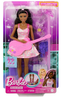 Barbie 65th Anniversary Careers Pop Star Doll & 10 Accessories Toy New with Box