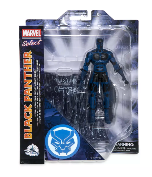 Disney Parks Black Panther (Comic Colors) Action Figure Marvel New With Box