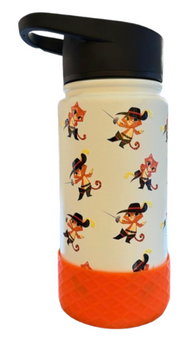Universal Studios Shrek Puss in Boots Cat Stainless Water Bottle New with Tag