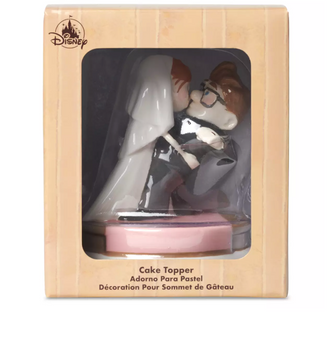 Disney Parks D23 Up Carl Fredricksen and Ellie Ceramic Cake Topper New with Box