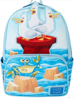 Disney Parks Loungefly PIXAR Finding Nemo Seagulls Mine Mine Mine Backpack New