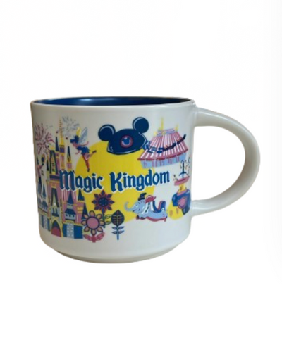 Disney Collection Discovery Series Magic Kingdom Starbucks Coffee Mug New w Box