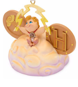 Disney Parks Baby Hercules Ear Hat Christmas Ornament New with Tag
