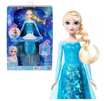 Disney Frozen Singing Elsa Fashion Doll with Lights and Music Toy New W Box