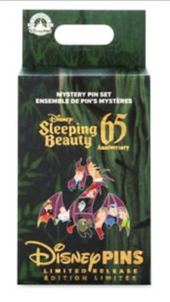 Disney Parks Disney Mystery Pin Blind Box Sleeping Beauty 65th New With Card