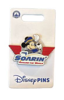 Disney Parks Mickey Mouse Soarin' Around the World OE Pin New with Card