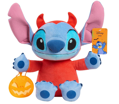 Disney Stitch Trick or Treat Halloween Large Plush Devil New with Tag