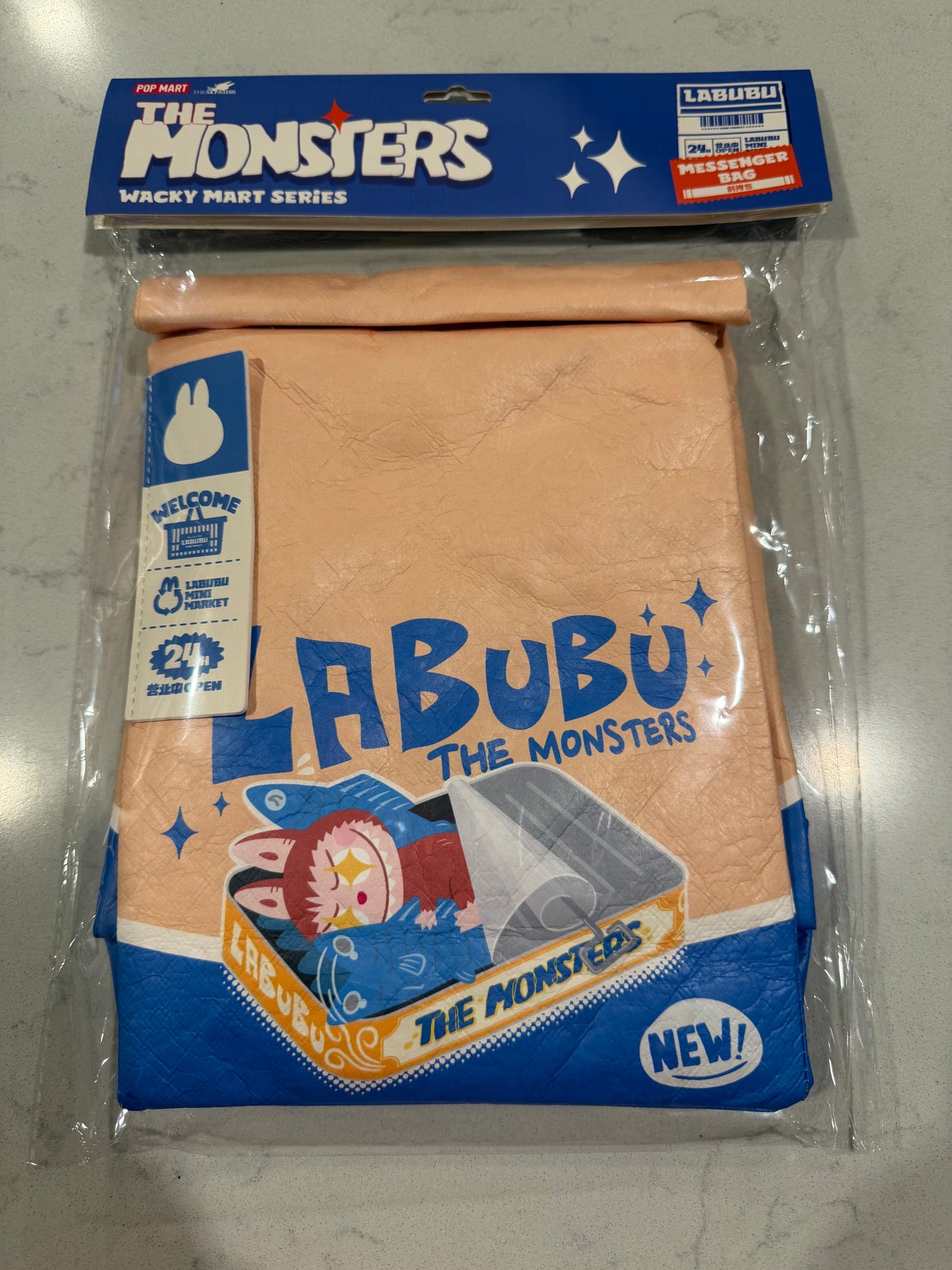 Pop Mart Labubu THE MONSTERS Wacky Mart Series-Messenger Bag USA SELLER New