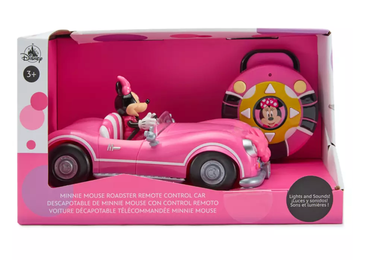 Disney Parks Minnie Mouse Roadster Remote-Control Car Toy New With Box