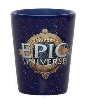 Universal Studios Epic Universe Logo Shot Glass New With Tag