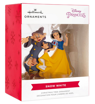Hallmark Disney Princess Snow White Dopey Sneezy Christmas Ornament New with Box