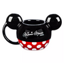 Disney Parks Minnie Icon Dots Bow Signature XOXO Ceramic Coffee Mug New