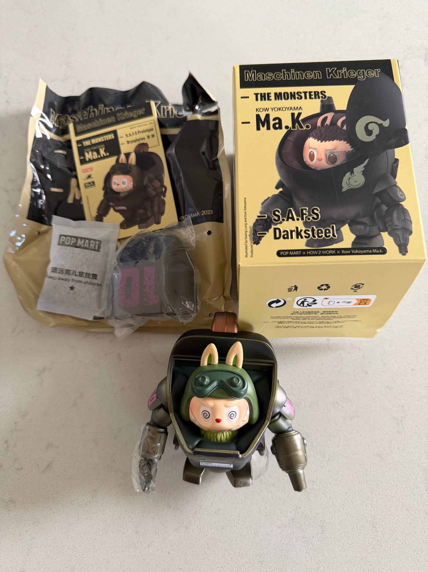 Pop Mart Labubu The Monsters x Kow Yokoyama Ma.k Bryophytes New w Box USA SELLER