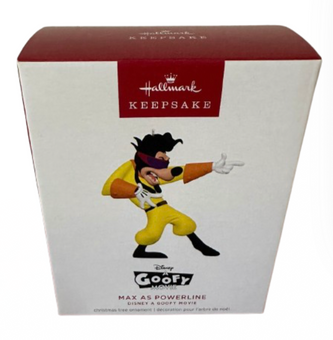 Hallmark Disney A Goofy Movie Max as Powerline Christmas Ornament New with Box