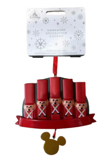 Disney Parks Toy 5 Soldiers Family Christmas Ornament New With Tag