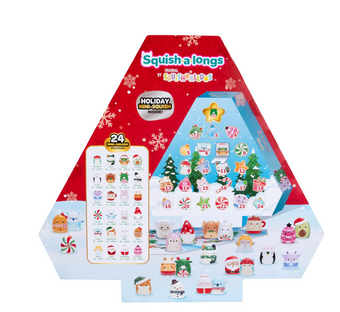 Squishmallows Squish a longs Holiday Countdown Calendar 24 1 inch Mini Squish