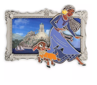 Disney Parks Disney 100 Wish Asha Star Valentino Limited Jumbo Pin New with Card