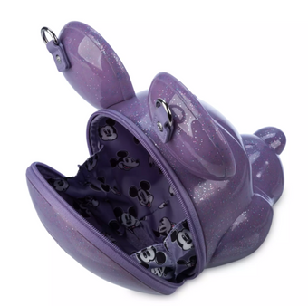 Disney Parks Mickey Mouse Molded Loungefly Bag – Purple New With Tag