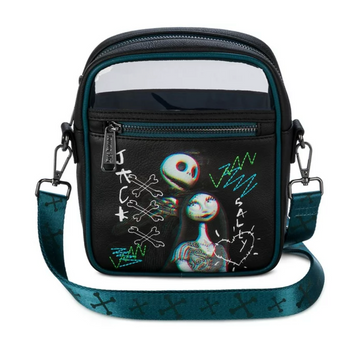 Disney Parks Nightmare Before Christmas Jack & Sally Loungefly Crossbody New Tag
