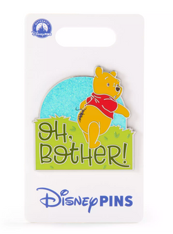 Disney Parks Winnie the Pooh Oh Bother! Pin New With Card