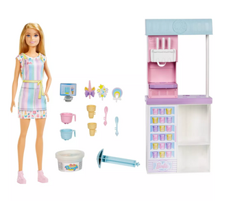 Barbie You Can Be Anything Ice Cream Shop Playset Toy New with Box