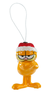 Garfield Decoupage Holiday Ornament, Orange By Ruz New with Tag