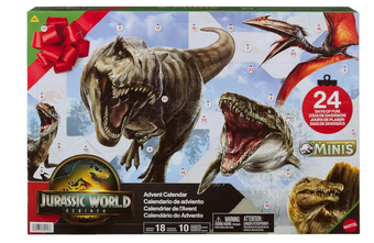 Mattel Jurassic World Rebirth Advent Calendar 24 Days of Dinosaur Toy Surprises