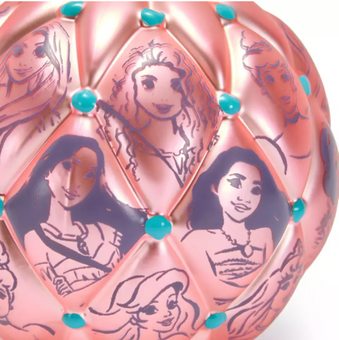 Disney Parks Disney Princess Glass Ball Christmas Ornament New With Tag