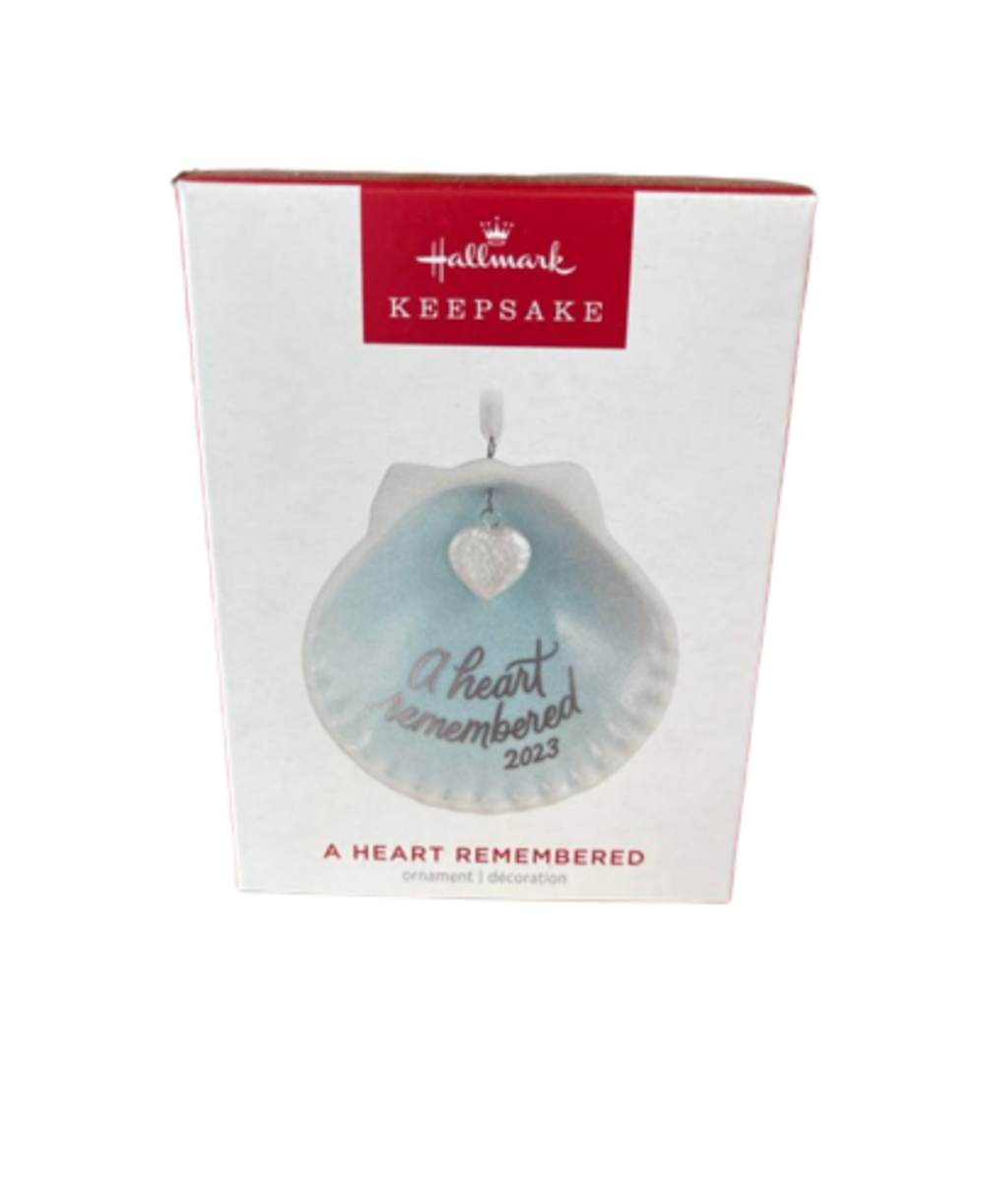 Hallmark 2023 Keepsake A Heart Remembered Porcelain Christmas Ornament New w Box